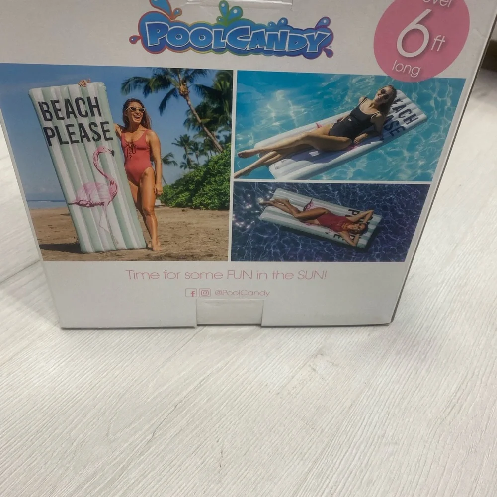 Report Collection PoolCandy Deluxe Inflatable Raft - Pink Flamingo - Picture 5 of 10